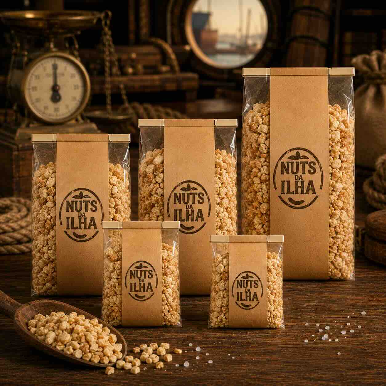 Foto de Castanha de Caju Quebrada Com Sal